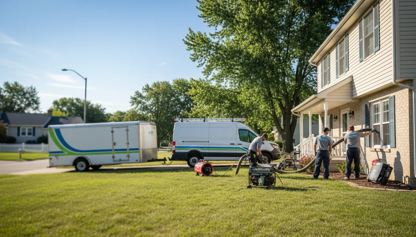 Flooded Basement Restoration And Cleanup With Repair in Miamiville, OH near me